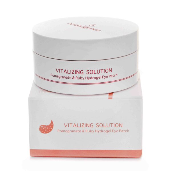 BeauuGreen Płatki pod oczy z ekstraktem z granatu i pudrem rubinowym Pomegranate & Ruby Hydrogel Eye Patch, 60 szt.
