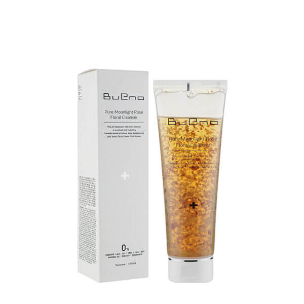 Bueno Żel do mycia twarzy z płatkami róży Pure Moonlight Rose Floral Cleanser, 150 ml