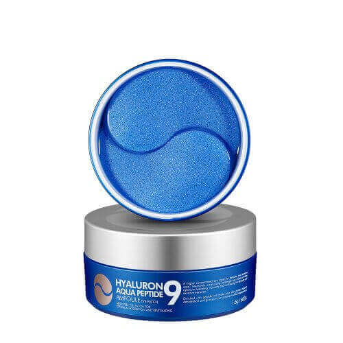 MEDIPEEL Płatki pod oczy hydrożelowe nawilżające Hyaluron Aqua Peptide 9 Ampoule Eye Patch, 60 szt.